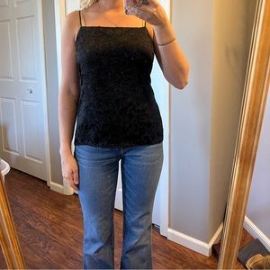 Club Monaco Black cowl neck tank size M